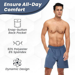 Men's Swim Shorts, Quick-Drying, Anti Odor Technology