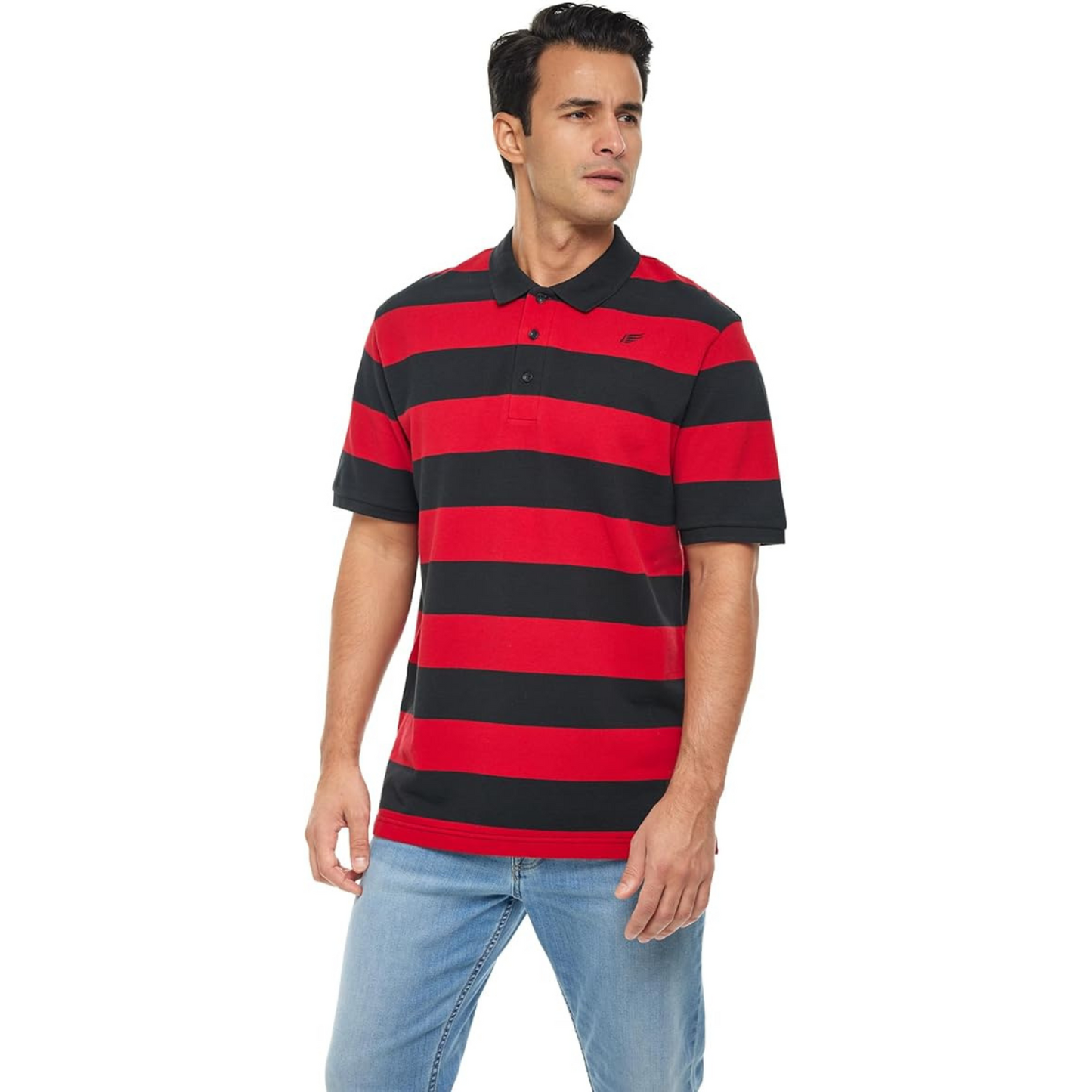 Men's Striped Polo Shirt