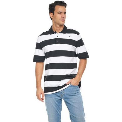 Men's Striped Polo Shirt