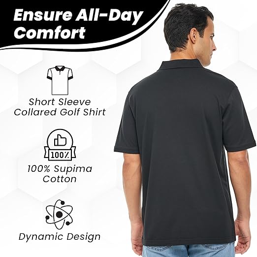 Men's 100% Supima Cotton Polo Shirt