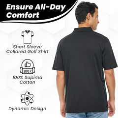 Men's 100% Supima Cotton Polo Shirt